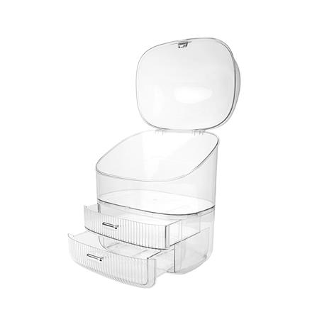 กล่องลิ้นชักจัดเก็บเครื่องสำอาง STACKO BREIS 28.5x20.5x35 ซม. สีใส_2