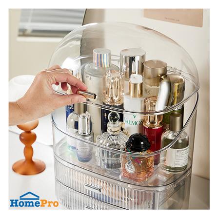 กล่องลิ้นชักจัดเก็บเครื่องสำอาง STACKO BREIS 28.5x20.5x35 ซม. สีใส_6