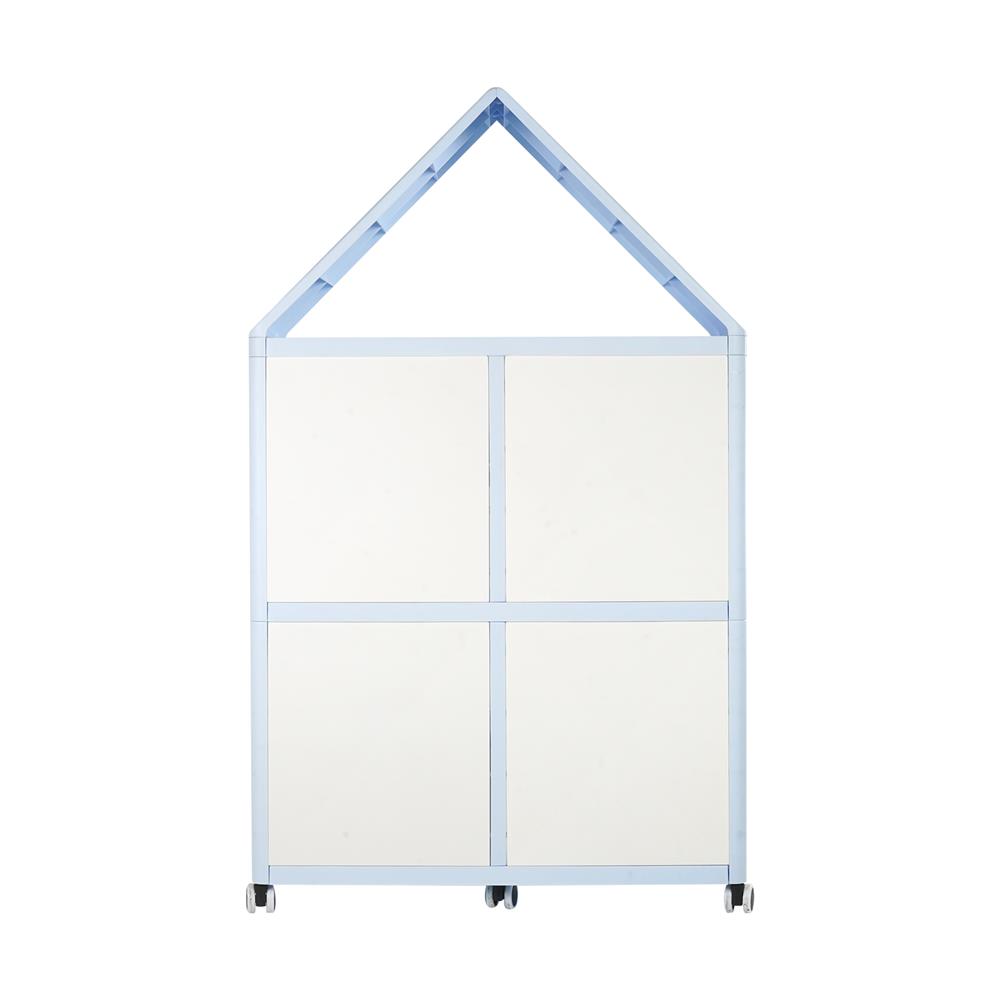 ตู้บานเปิด 2 บาน STACKO LITTLE-P 65x26x108 ซม. สีฟ้า/ขาว