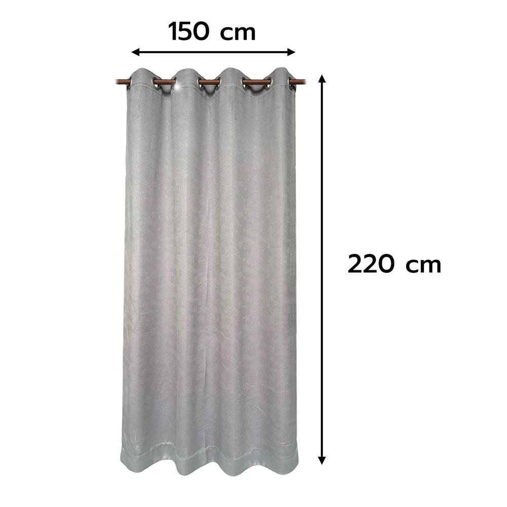 ผ้าม่าน EYELET HOME LIVING STYLE MARDY UV 150X220 ซม. สีเทา