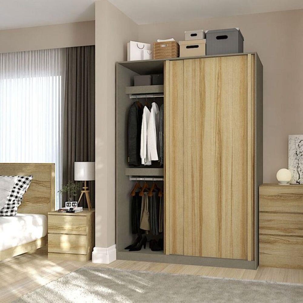 ตู้เสื้อผ้าบานเลื่อน KONCEPT BLOX 19222832 150 ซม. สีโอ๊ค