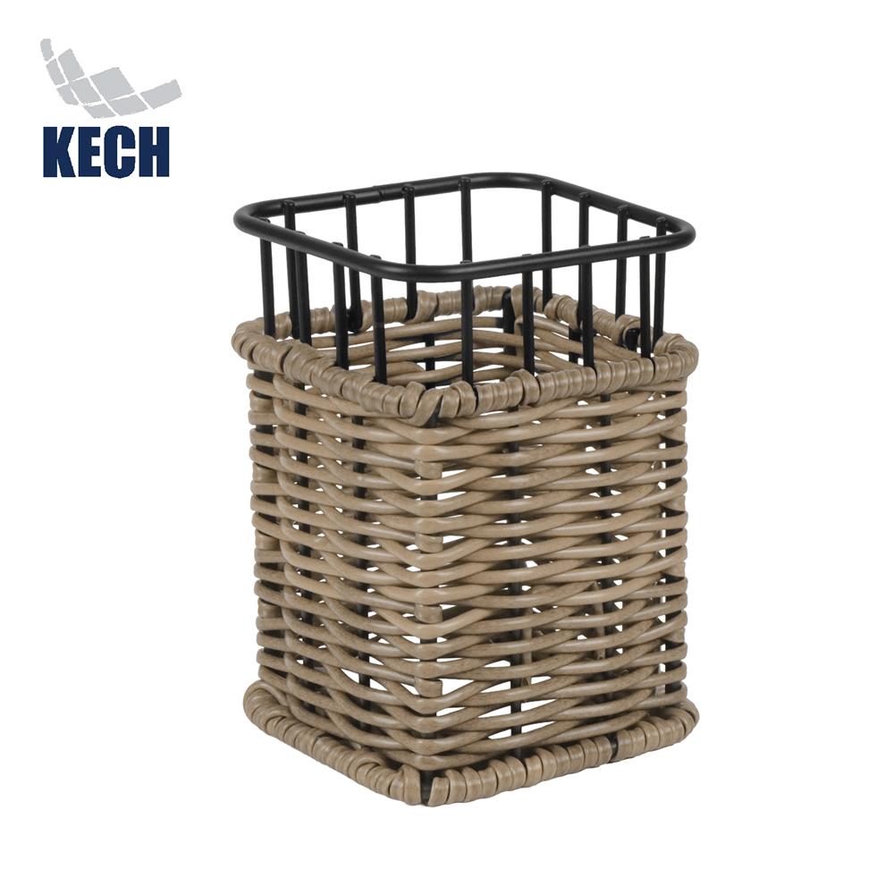 ตะกร้าหวายเทียมเหลี่ยมใส่ช้อนส้อม KECH HAZEL SIZE S_0
