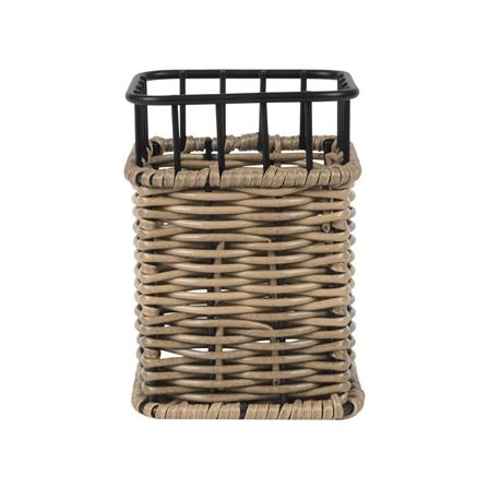 ตะกร้าหวายเทียมเหลี่ยมใส่ช้อนส้อม KECH HAZEL SIZE S_2