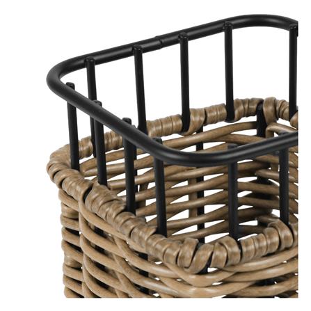 ตะกร้าหวายเทียมเหลี่ยมใส่ช้อนส้อม KECH HAZEL SIZE S_4