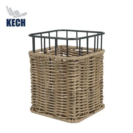 ตะกร้าหวายเทียมเหลี่ยมใส่ช้อนส้อม KECH HAZEL SIZE M_1