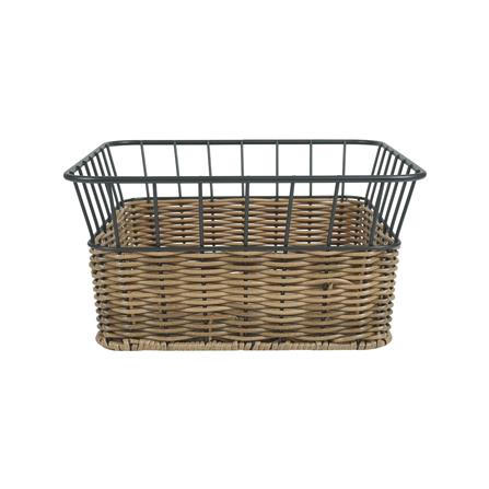 ตะกร้าหวายเทียมทรงสี่เหลี่ยมจัตุรัส KECH HAZEL 26.7x26.7x13.8 ซม._2