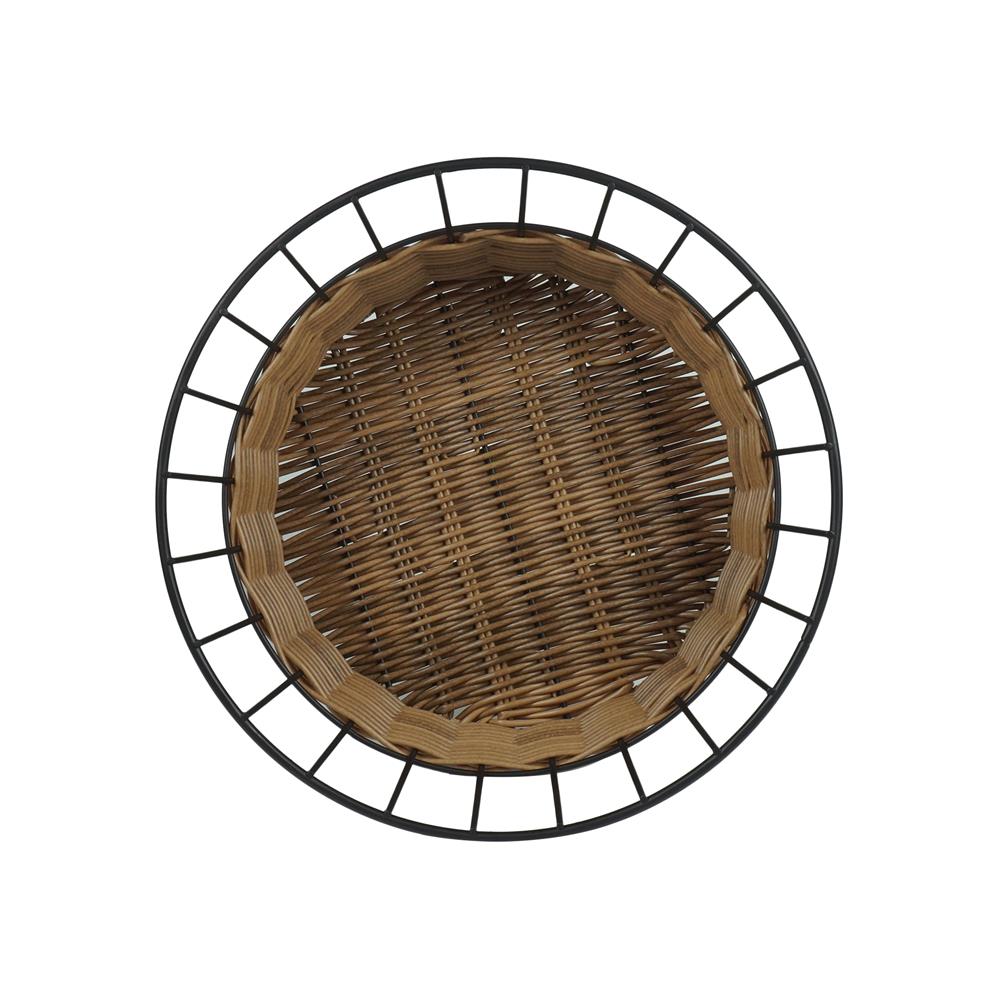 ตะกร้าหวายเทียมทรงกลม KECH HAZEL 30.6x30.6x12.5 ซม.