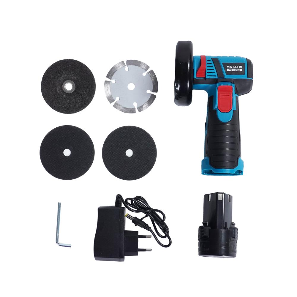 เครื่องเจียรไร้สาย (พร้อมแบตเตอรี่) MATALL PRO BL 12 โวลต์