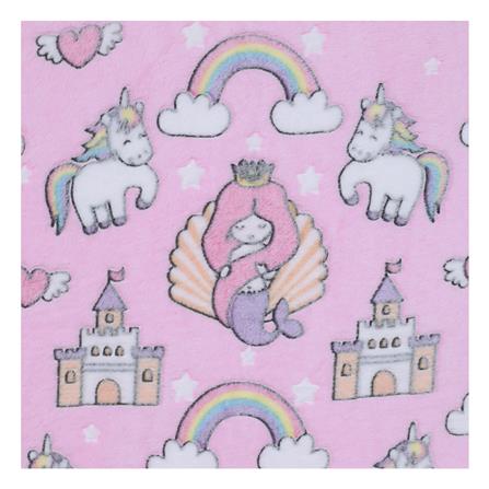 ผ้าห่มเรืองแสง SNAZZ UNICORN 50x60 นิ้ว สี PINK_2