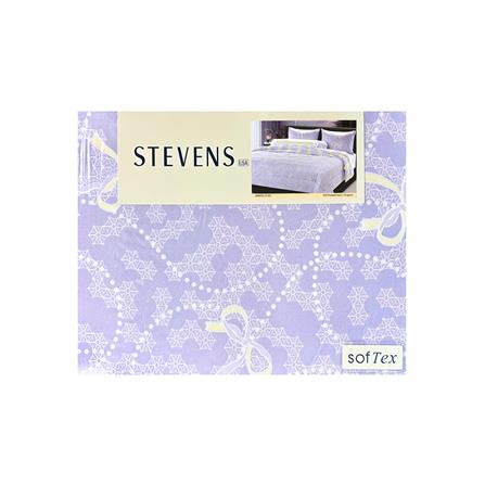 ชุดผ้าปูที่นอน 6 ฟุต (ชุด 5 ชิ้น) STEVENS SOFTEX JT03_4