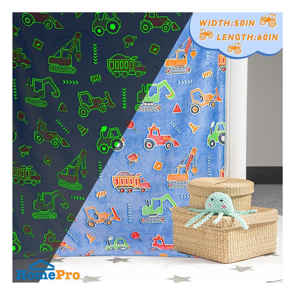 ผ้าห่มเรืองแสง SNAZZ TRUCK 50x60 นิ้ว สี BLUE