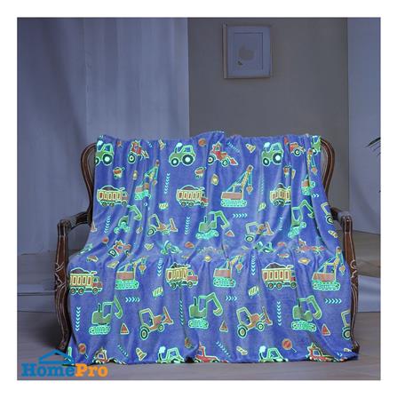 ผ้าห่มเรืองแสง SNAZZ TRUCK 50x60 นิ้ว สี BLUE_9