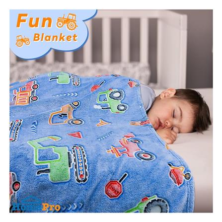 ผ้าห่มเรืองแสง SNAZZ TRUCK 50x60 นิ้ว สี BLUE_6