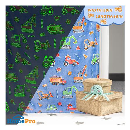 ผ้าห่มเรืองแสง SNAZZ TRUCK 50x60 นิ้ว สี BLUE_11