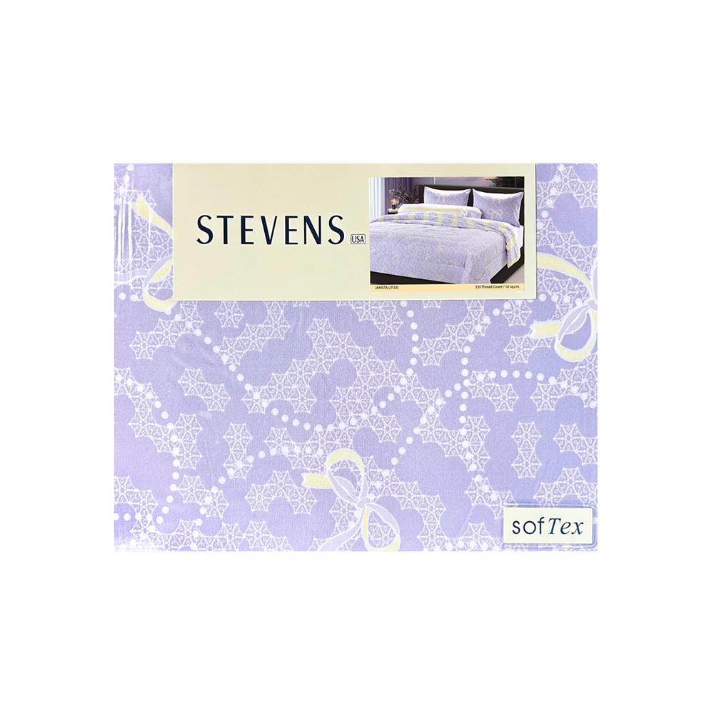ชุดผ้าปูที่นอน 5 ฟุต (ชุด 5 ชิ้น) STEVENS SOFTEX JT03