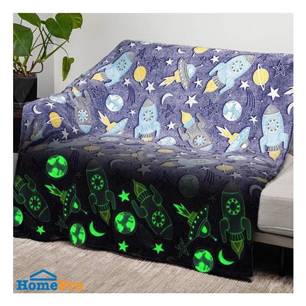 ผ้าห่มเรืองแสง SNAZZ SPACE 50x60 นิ้ว สี PURPLE_6