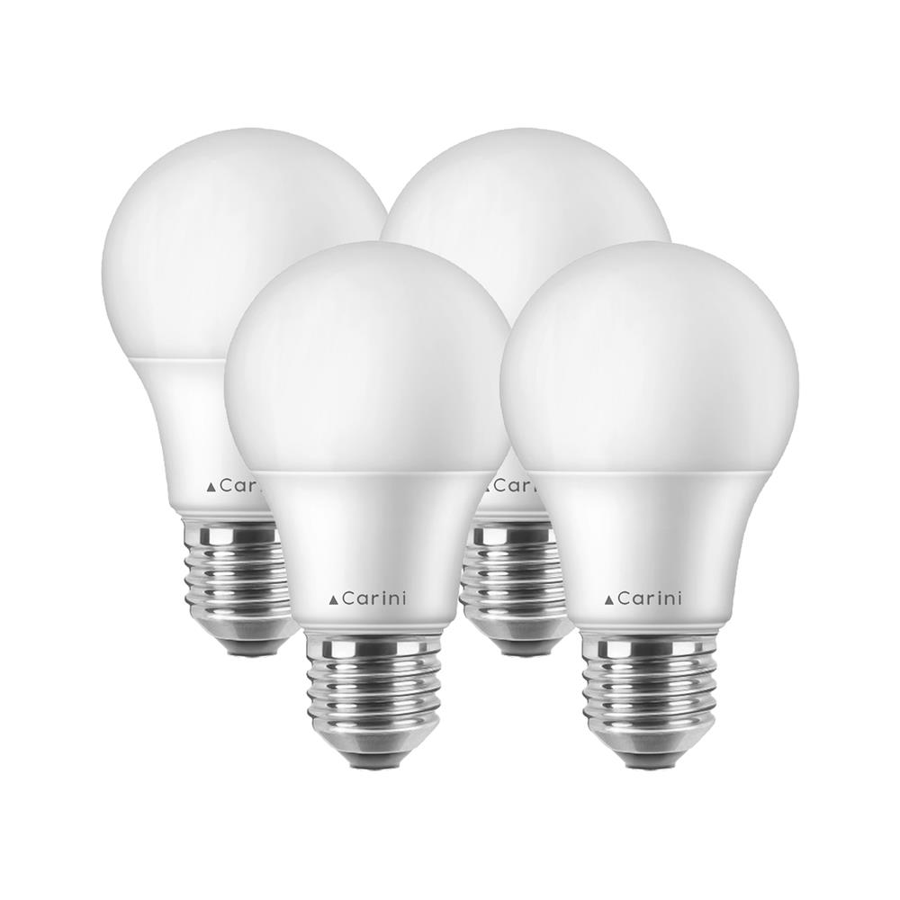 หลอด LED CARINI A60 ECOLIFE2 7 วัตต์ WARM WHITE E27 (แพ็ก 4 ชิ้น)