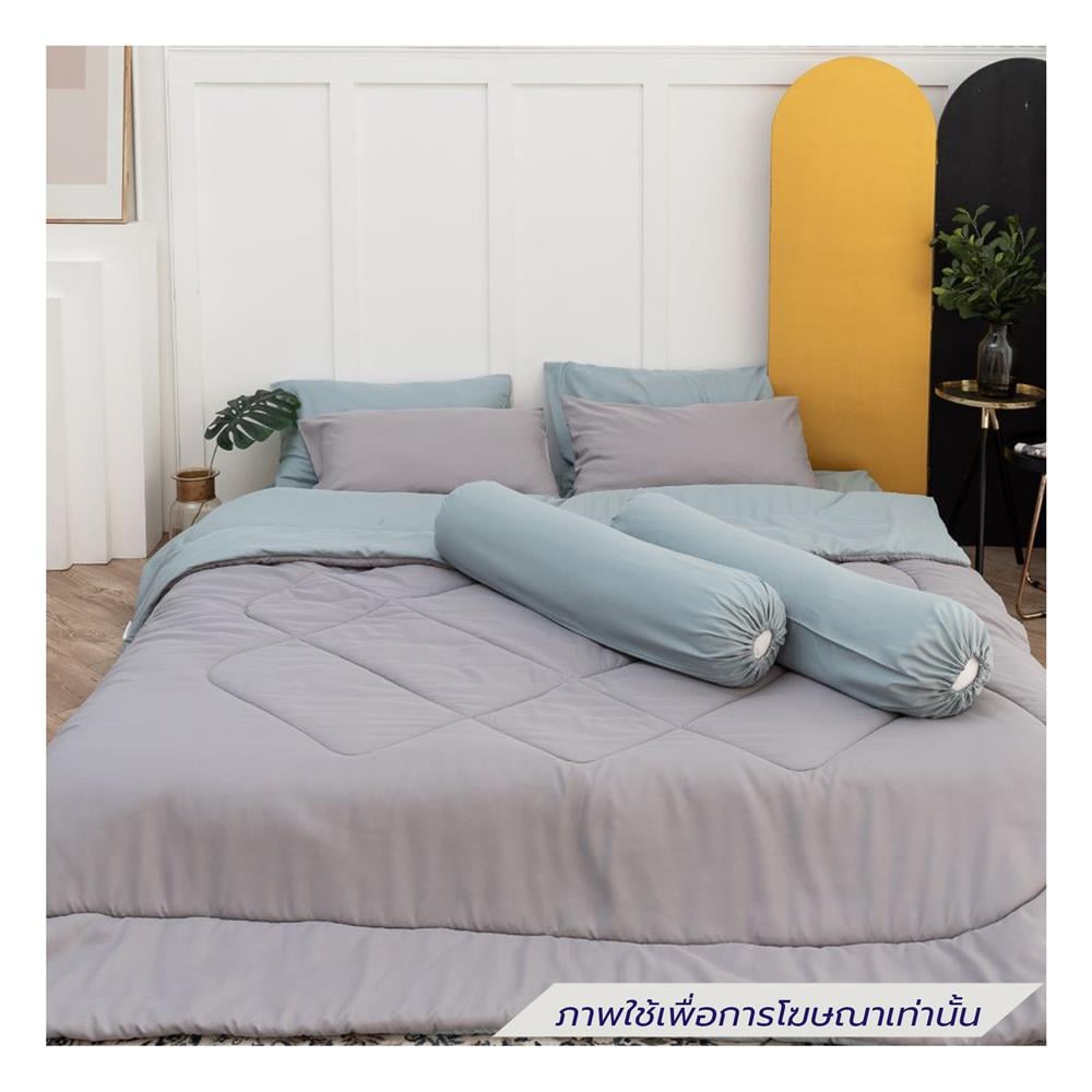 ชุดผ้าปูที่นอน 6 ฟุต (ชุด 6 ชิ้น) SANTA BEDDING สี GREEN/GREY