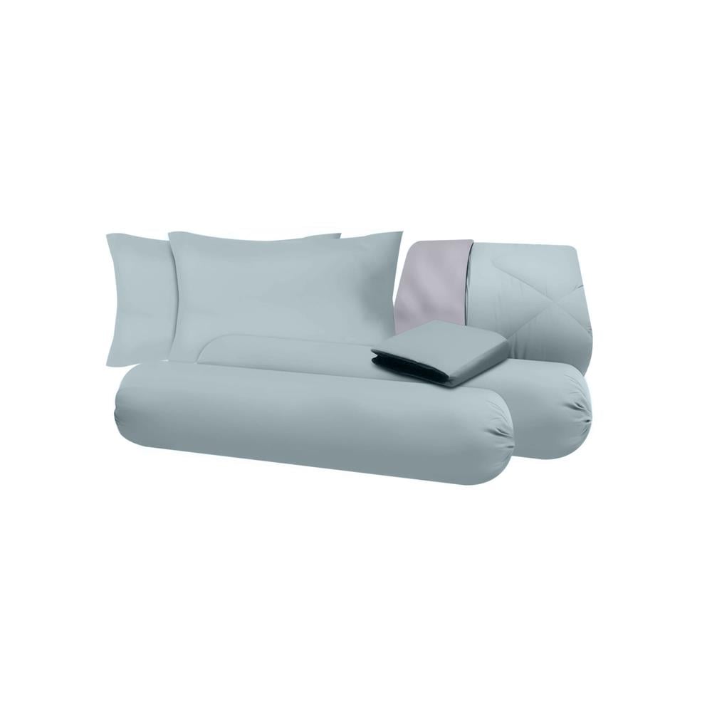 ชุดผ้าปูที่นอน 6 ฟุต (ชุด 6 ชิ้น) SANTA BEDDING สี GREEN/GREY