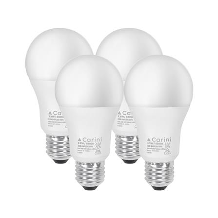 หลอด LED CARINI A60 ECOLIFE2 13 วัตต์ DAYLIGHT E27 (แพ็ก 4 ชิ้น)_0