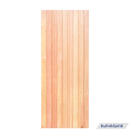 ประตูไม้ดักลาสเฟอร์ ไม่เจาะลูกบิด D2D EcoPine-802 80x200 ซม. สีธรรมชาติ_0