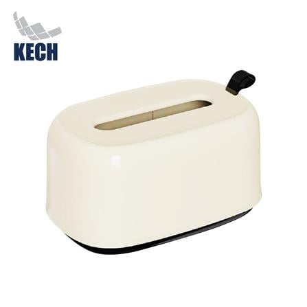 กล่องทิชชู่แผ่น KECH IVORY สีขาว_0