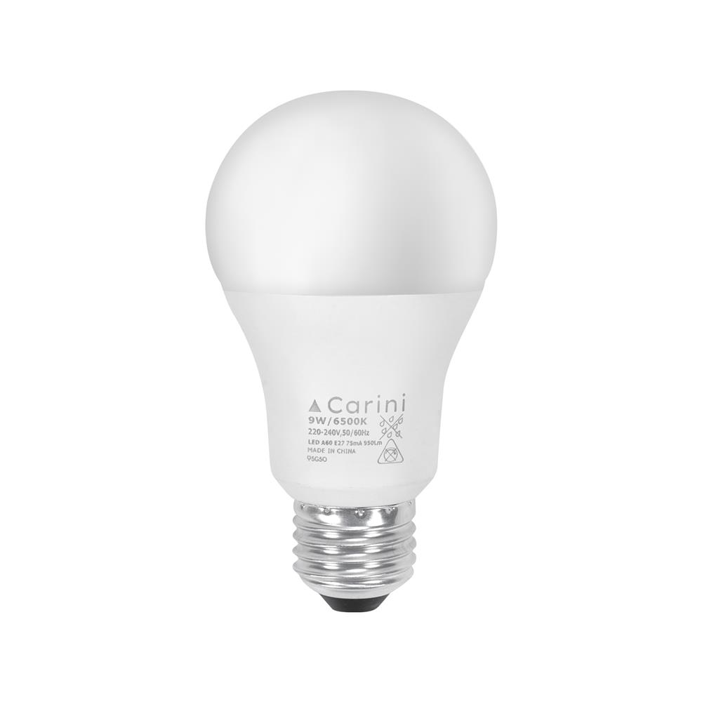 หลอด LED CARINI A60 ECOLIFE2 9 วัตต์ DAYLIGHT E27 (แพ็ก 4 ชิ้น)