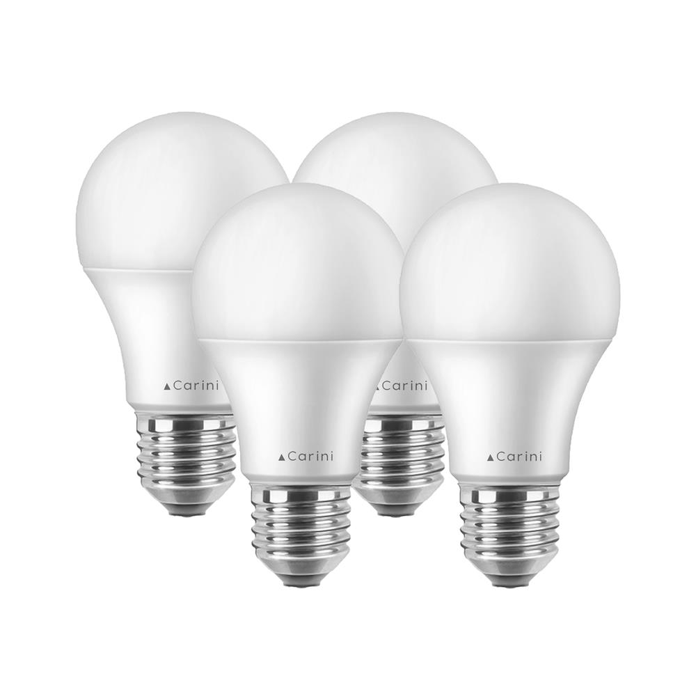 หลอด LED CARINI A60 ECOLIFE2 9 วัตต์ DAYLIGHT E27 (แพ็ก 4 ชิ้น)