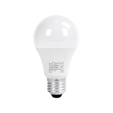 หลอด LED CARINI A60 ECOLIFE2 11 วัตต์ COOL WHITE E27 (แพ็ก 4 ชิ้น)_1