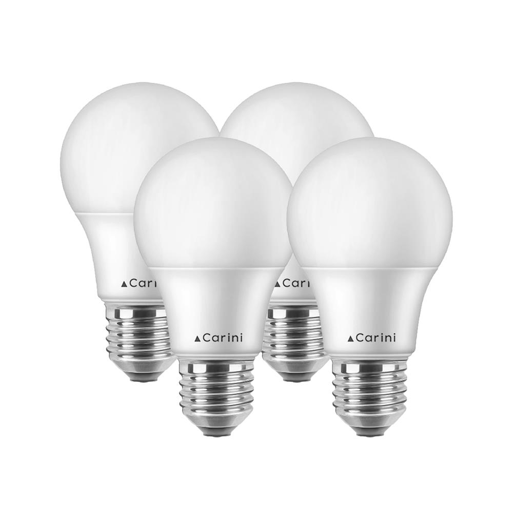 หลอด LED CARINI A60 ECOLIFE2 7 วัตต์ DAYLIGHT E27 (แพ็ก 4 ชิ้น)