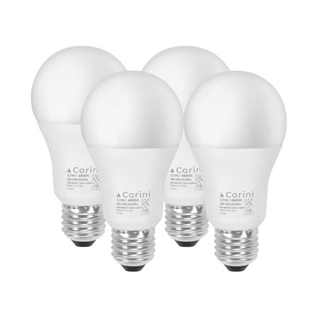 หลอด LED CARINI A60 ECOLIFE2 13 วัตต์ COOL WHITE E27 (แพ็ก 4 ชิ้น)_0