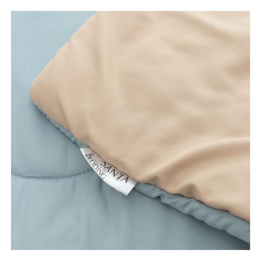 ชุดผ้าปูที่นอน 3.5 ฟุต (ชุด 4 ชิ้น) SANTA BEDDING สี BROWN/GREEN