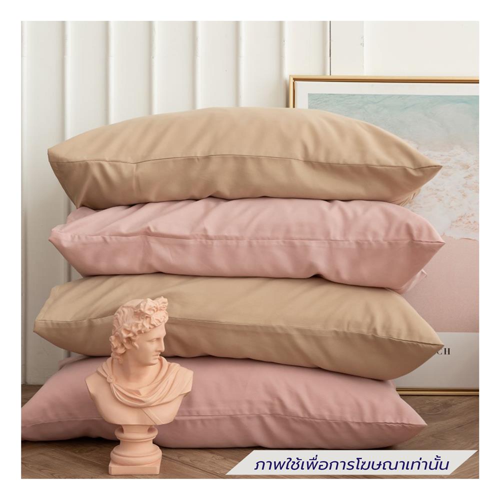 ชุดผ้าปูที่นอน 6 ฟุต (ชุด 6 ชิ้น) SANTA BEDDING สี BROWN/PINK