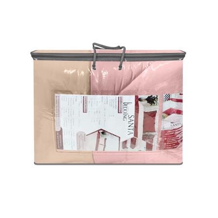 ชุดผ้าปูที่นอน 6 ฟุต (ชุด 6 ชิ้น) SANTA BEDDING สี BROWN/PINK_7