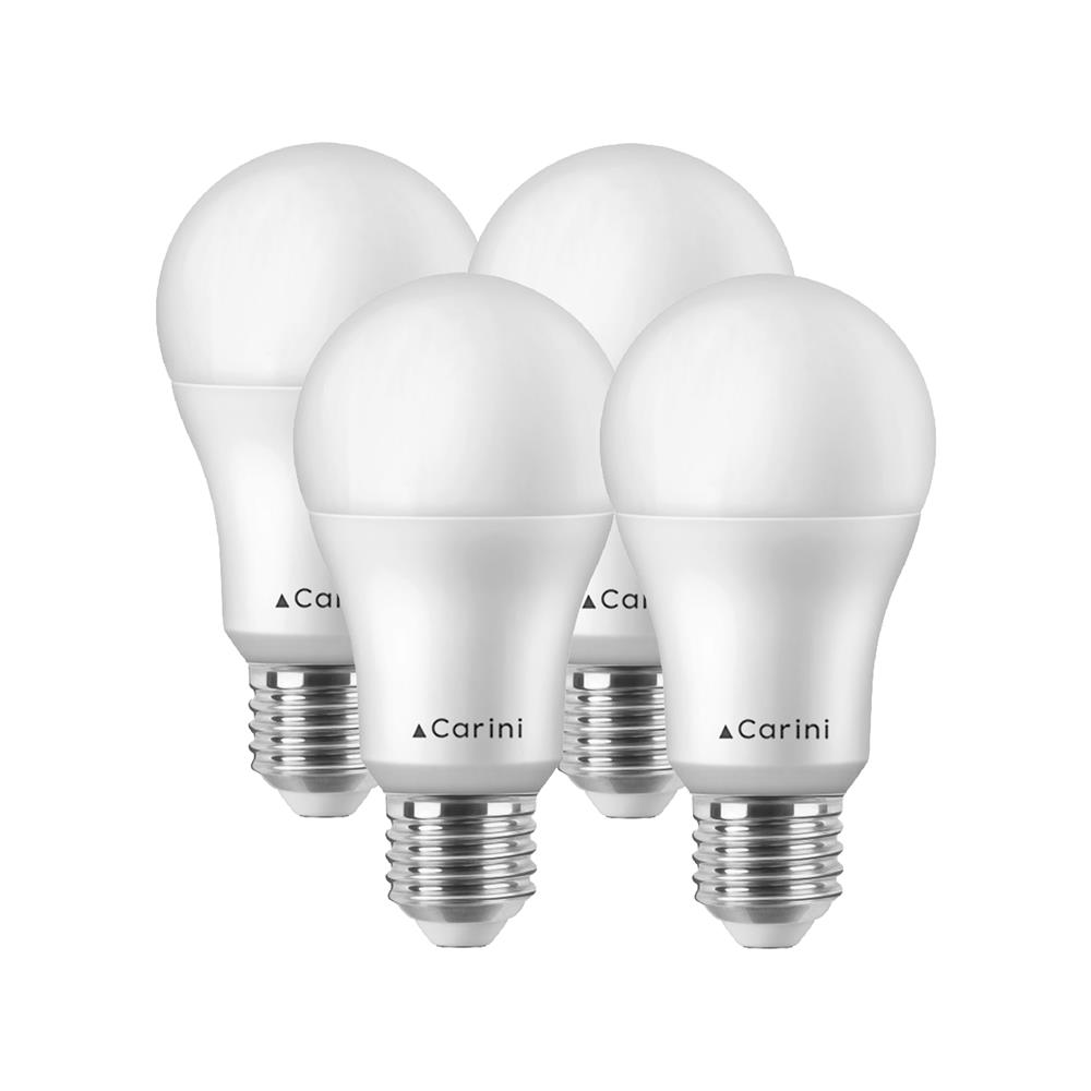 หลอด LED CARINI A60 ECOLIFE2 15 วัตต์ DAYLIGHT E27 (แพ็ก 4 ชิ้น)
