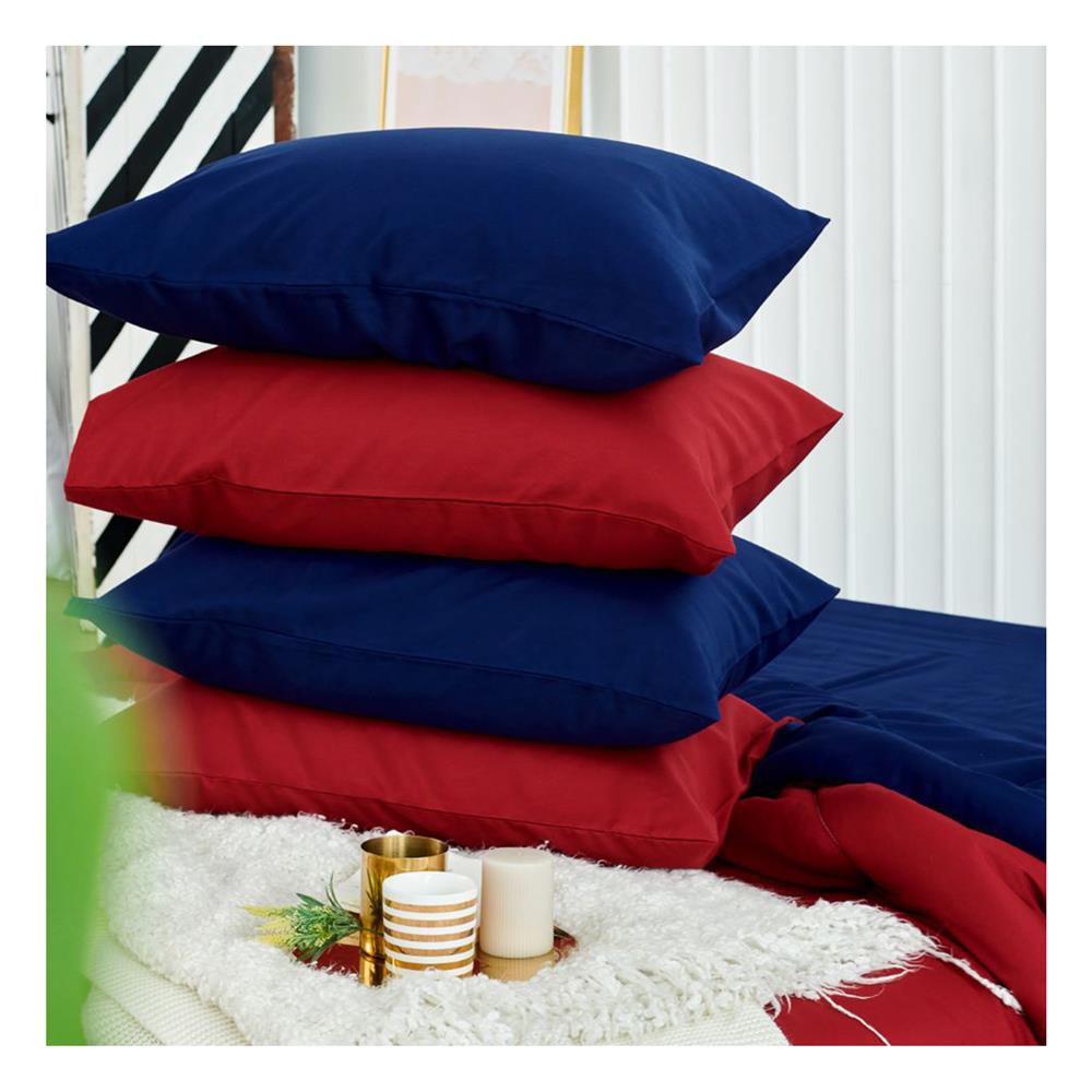 ชุดผ้าปูที่นอน 5 ฟุต (ชุด 6 ชิ้น) SANTA BEDDING สี BLUE/RED