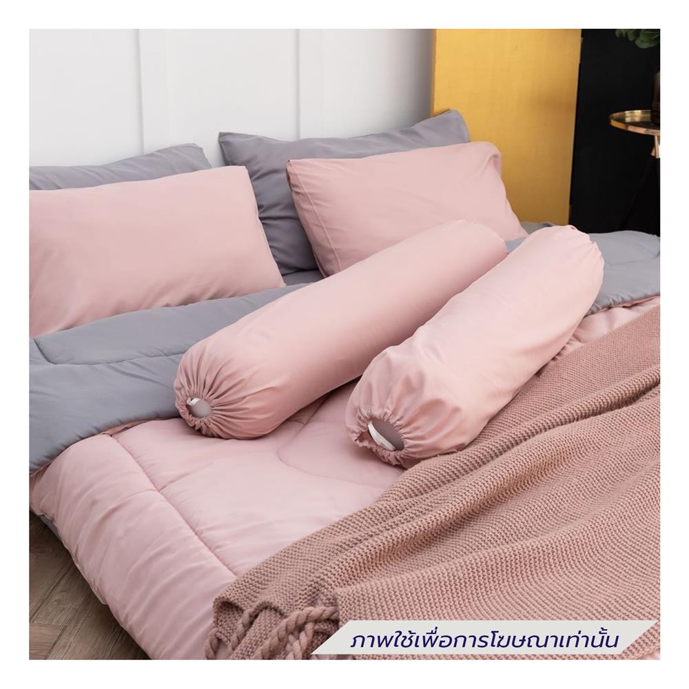 ชุดผ้าปูที่นอน 3.5 ฟุต (ชุด 4 ชิ้น) SANTA BEDDING สี GREY/PINK