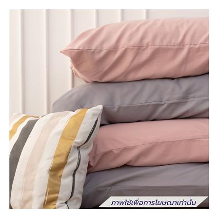 ชุดผ้าปูที่นอน 3.5 ฟุต (ชุด 4 ชิ้น) SANTA BEDDING สี GREY/PINK_4