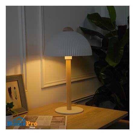 ไฟตั้งโต๊ะ CARINI MT24081L สีขาว/ลายไม้_4