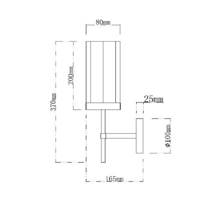 ไฟกิ่งภายใน CARINI MB24343 สีใส/เงิน 1 หัว_5