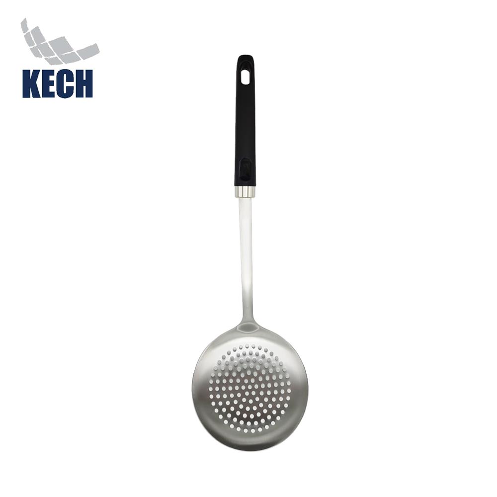 กระบวยมีรูสเตนเลส KECH WSD-0992 สีดำ/สเตนเลส