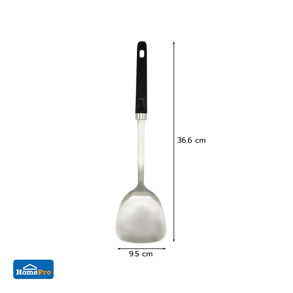 ตะหลิวสเตนเลส KECH WSD-0992 สีดำ/สเตนเลส