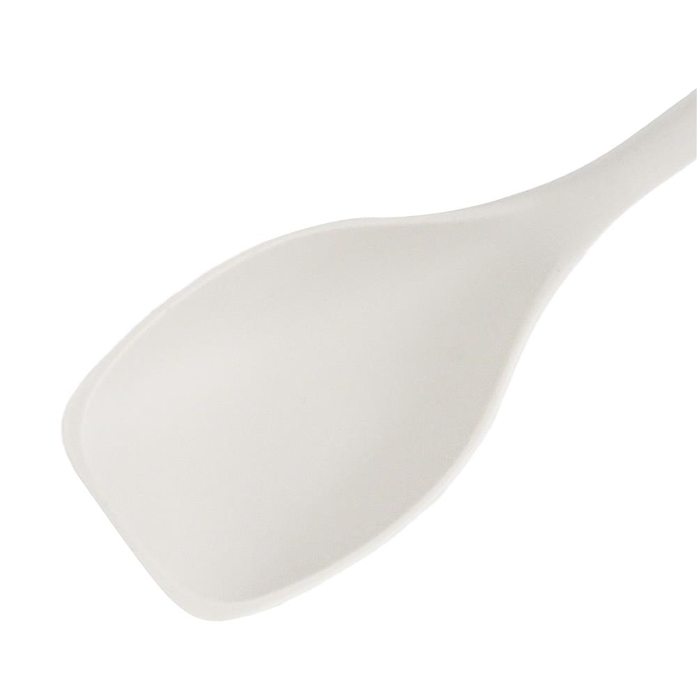 ตะหลิวอเนกประสงค์ซิลิโคน ด้ามไม้ KECH ZC-MGK5 สีขาว/น้ำตาล