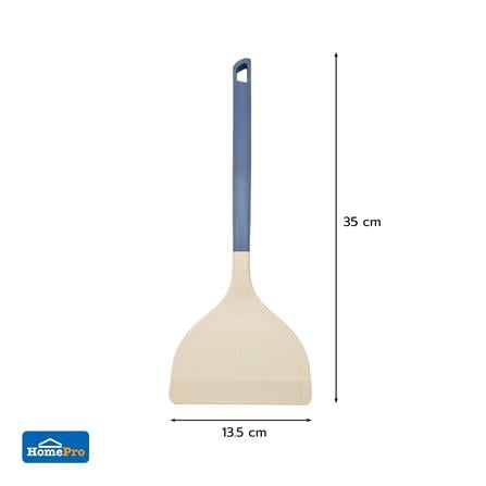 ตะหลิวซิลิโคนใหญ่ KECH HZX-GN004 สีคราม/ครีม_3