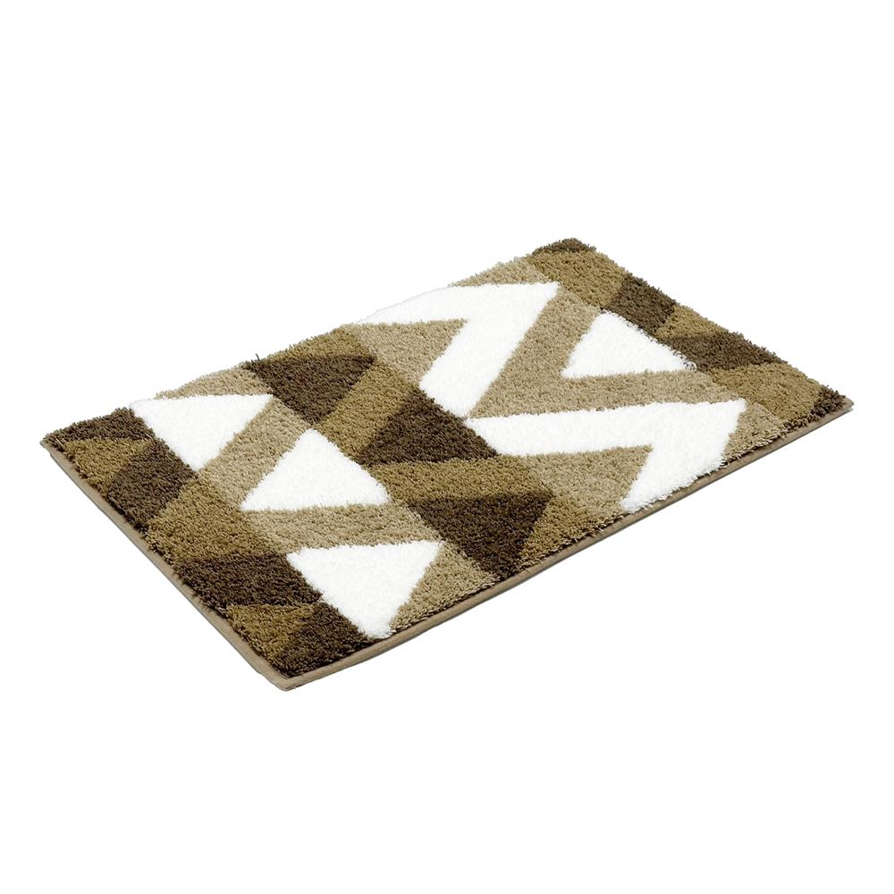 พรม HOME LIVING STYLE ZIGZAG 45x70 ซม. สีน้ำตาล