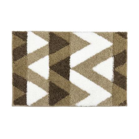 พรม HOME LIVING STYLE ZIGZAG 45x70 ซม. สีน้ำตาล_0