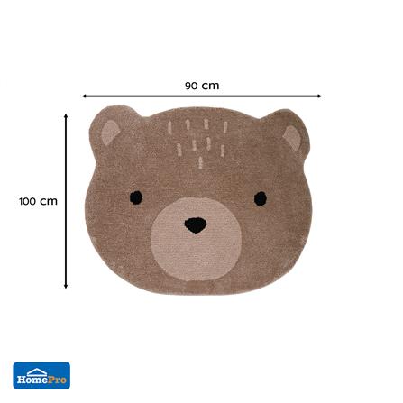 พรม SNAZZ LITTLE-B 90x100 ซม. สีน้ำตาล_8