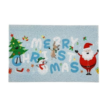 พรมเช็ดเท้าดักฝุ่น HOME LIVING STYLE MRC 45X75 ซม. สีฟ้า_1