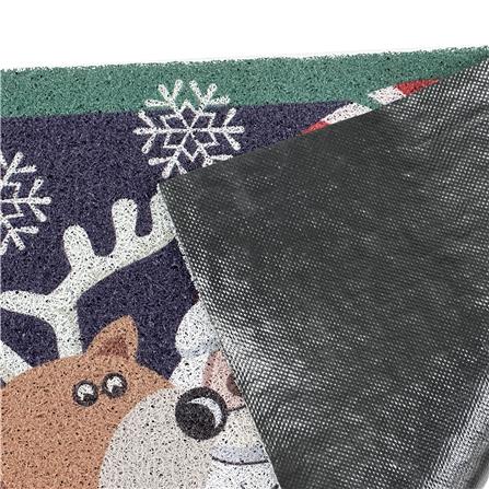 พรมเช็ดเท้าดักฝุ่น HOME LIVING STYLE HUG 45X75 ซม. สีน้ำเงินเข้ม_2