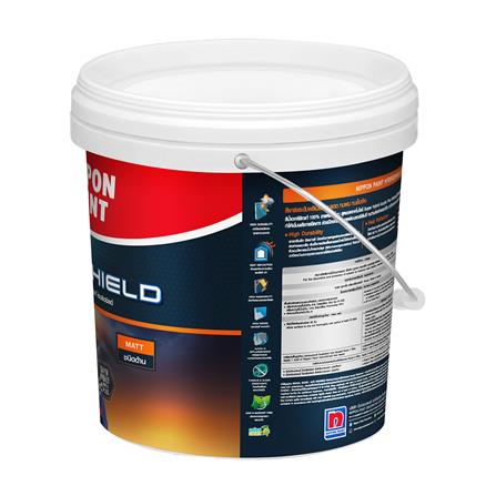 สีน้ำทาภายนอก ชนิดด้าน NIPPON PAINT HYBRIDSHIELD BASE B 2.5 แกลลอน_3